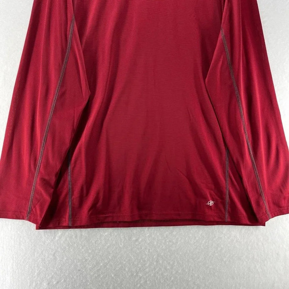 NordicTrack T-Shirt Mens Size XL Crewneck Long Sleeve Jersey Performance Red - Picture 4 of 9